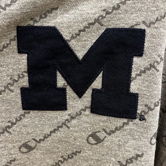 Champion women’s gray 1/4 zip pullover cropped sweatshirt. Size small - Picture 2 of 3